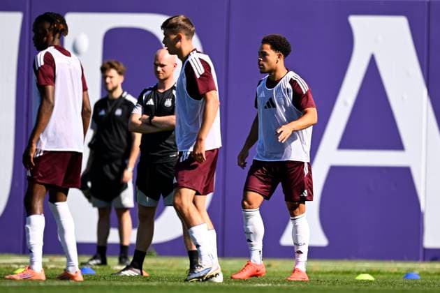 RSC Anderlecht v Hammarby IF - UEFA Europa League Media Activities 29 07 2026 NEERPEDE, BELGIUM - JULY 29 : Stroeykens Mario midfielder of RSC Anderlecht pictured during a training session ahead of the UEFA Europa League 2026 27 second qualifying round second leg between RSC Anderlecht and Hammarby IF on July 29, 2026 in Neerpede, Belgium, 29 07 2026 Neerpede Belgium  Copyright: xTomasxSiskx