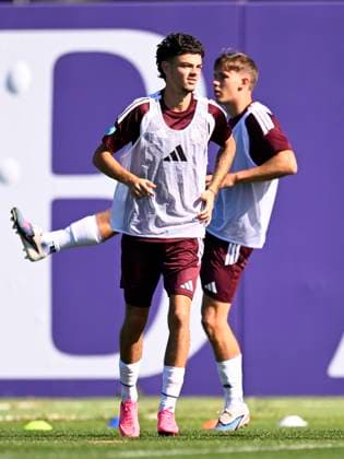 RSC Anderlecht v Hammarby IF - UEFA Europa League Media Activities 29 07 2026 NEERPEDE, BELGIUM - JULY 29 : Degreef Tristan midfielder of RSC Anderlecht pictured during a training session ahead of the UEFA Europa League 2026 27 second qualifying round second leg between RSC Anderlecht and Hammarby IF on July 29, 2026 in Neerpede, Belgium, 29 07 2026 Neerpede Belgium  Copyright: xTomasxSiskx