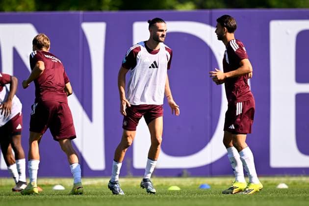 RSC Anderlecht v Hammarby IF - UEFA Europa League Media Activities 29 07 2026 NEERPEDE, BELGIUM - JULY 29 : Petrot Leo defender of RSC Anderlecht pictured during a training session ahead of the UEFA Europa League 2026 27 second qualifying round second leg between RSC Anderlecht and Hammarby IF on July 29, 2026 in Neerpede, Belgium, 29 07 2026 Neerpede Belgium  Copyright: xTomasxSiskx