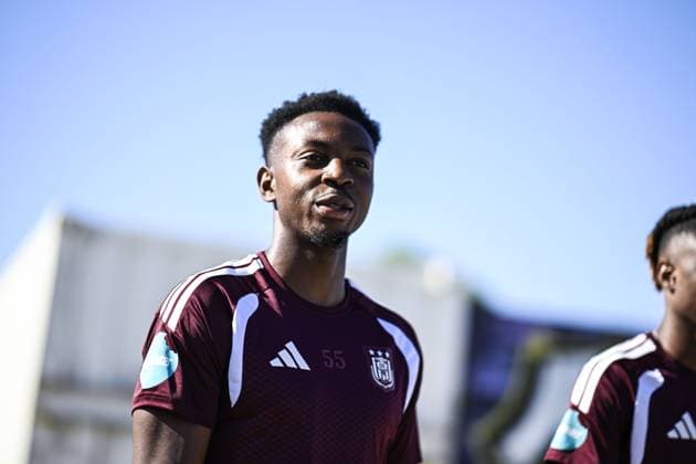 Anderlecht s Marco Kana arrives at a training session of Belgian RSC Anderlecht, Wednesday 29 July in Brussels, in preparations of the second leg of the second qualifying round for the UEFA Europa League against Swedish Hammarby IF. TOM GOYVAERTS TomxGoyvaerts  x182286682x