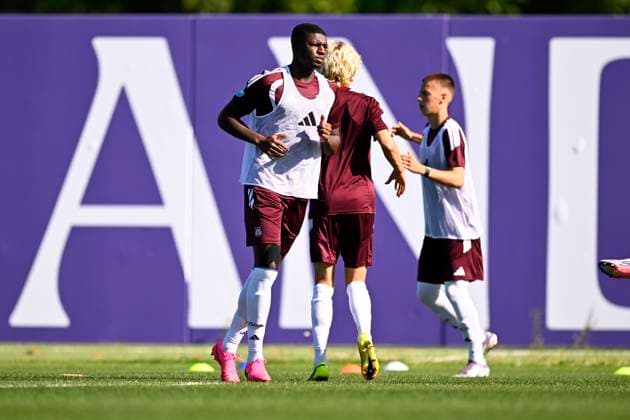 RSC Anderlecht v Hammarby IF - UEFA Europa League Media Activities 29 07 2026 NEERPEDE, BELGIUM - JULY 29 : Vroninks Basile defender of RSC Anderlecht pictured during a training session ahead of the UEFA Europa League 2026 27 second qualifying round second leg between RSC Anderlecht and Hammarby IF on July 29, 2026 in Neerpede, Belgium, 29 07 2026 Neerpede Belgium  Copyright: xTomasxSiskx