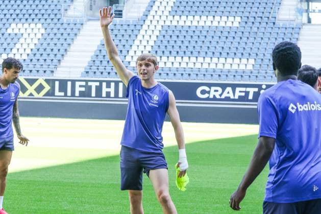 KAA Gent Gent, Belgium 29 07 2026 KAA Gent - LNZ Cherkasy, the players pictured during the training on 29 July 2026. ( Picture by Gianni Barbieux Photo News ) Max Dean  Copyright: xGiannixBarbieuxx