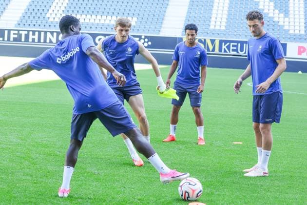 KAA Gent Gent, Belgium 29 07 2026 KAA Gent - LNZ Cherkasy, the players pictured during the training on 29 July 2026. ( Picture by Gianni Barbieux Photo News ) Max Dean  Copyright: xGiannixBarbieuxx