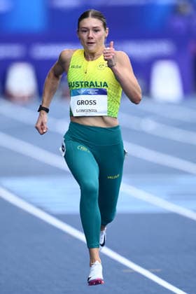 COM26 ATHLETICS, Mia Gross of Australia competes in the Women s 200m Heats during the Glasgow 2026 Commonwealth Games at Scotstoun Stadium in Glasgow, Scotland, Wednesday, July 29, 2026. ( NO ARCHIVING, EDITORIAL USE ONLY Glasgow United Kingdom  Copyright: xJOELxCARRETTx 20260729119972026446