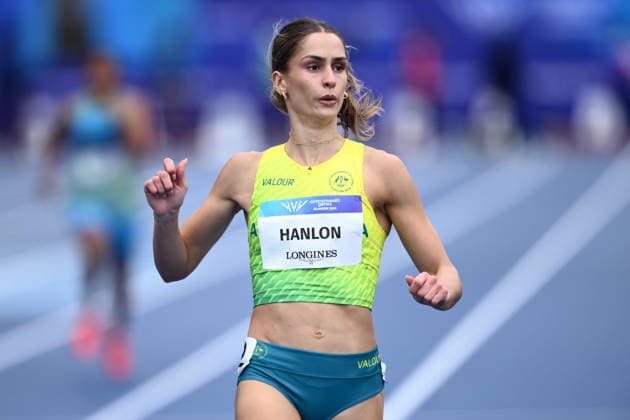 COM26 ATHLETICS, Monique Hanlon of Australia competes in the Women s 200m Heats during the Glasgow 2026 Commonwealth Games at Scotstoun Stadium in Glasgow, Scotland, Wednesday, July 29, 2026. ( NO ARCHIVING, EDITORIAL USE ONLY Glasgow United Kingdom  Copyright: xJOELxCARRETTx 20260729172475578741