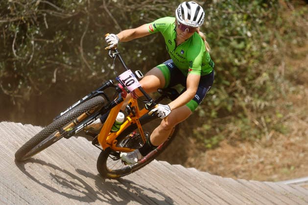 29.07.2026, Monteceneri, Monteceneri, 2026 UEC Mountain Bike European Championships: Cross Country Short Track Official Training, Vita Movrin 10 (SLO, Women Elite) Monteceneri Monteceneri Ticino Switzerland *** July 29, 2026, Monteceneri, Monteceneri, 2026 UEC Mountain Bike European Championships Cross Country Short Track Official Training, Vita Movrin 10 SLO, Women s Elite, Monteceneri, Monteceneri, Ticino, Switzerland Copyright: xJustPictures.ch FrancescoxMinghettix jp-en-FrMi-_NG_0232
