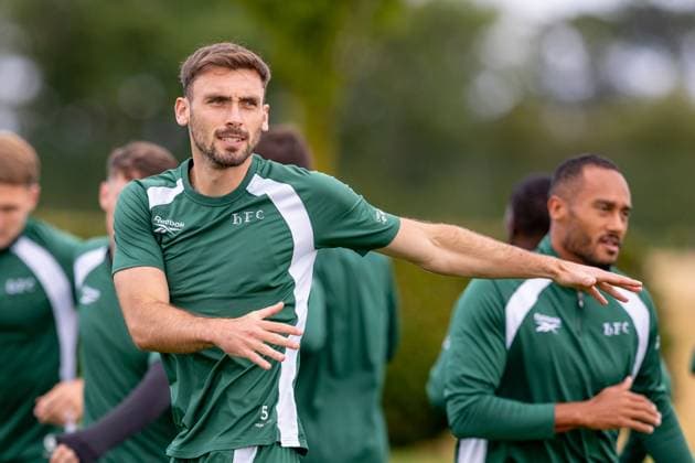 Warren O Hora of Hibernian during a training session ahead of the clash with KF Malisheva Hibernian Training, Football, Hibernian Training Centre, Edinburgh, Scotland, UK - 29 Jul 2026Edinburgh Hibernian Training Centre Scotland United Kingdom EDITORIAL USE ONLY No use with unauthorised audio, video, data, fixture lists, club league logos or live services. Online in-match use limited to 120 images, no video emulation. No use in betting, games or single club league player publications.  Copyright: xAlanxRennie Shutterstockx 17016053o