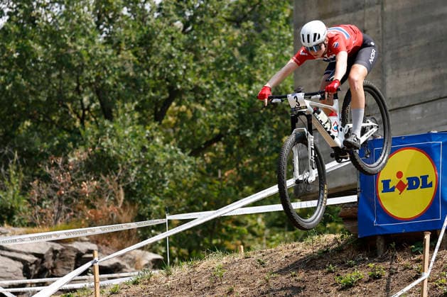 29.07.2026, Monteceneri, Monteceneri, 2026 UEC Mountain Bike European Championships: Cross Country Short Track Official Training, Julie Lillelund 3 (DEN, Women U23) Monteceneri Monteceneri Ticino Switzerland *** July 29, 2026, Monteceneri, Monteceneri, 2026 UEC Mountain Bike European Championships Cross Country Short Track Official Training, Julie Lillelund 3 DEN, Women s U23 Monteceneri Monteceneri Ticino Switzerland Copyright: xJustPictures.ch FrancescoxMinghettix jp-en-FrMi-_NG_0112