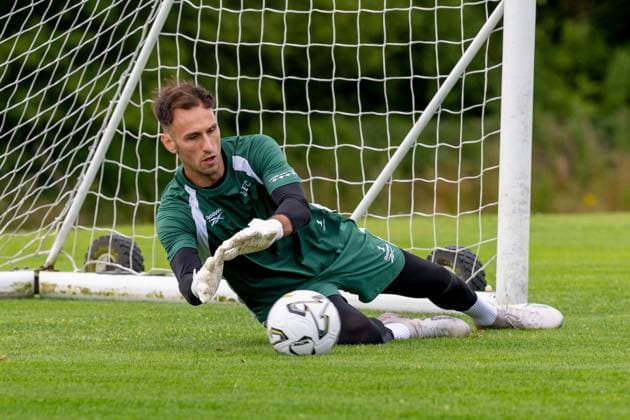Raphael Sallinger of Hibernian during a training session ahead of the clash with KF Malisheva Hibernian Training, Football, Hibernian Training Centre, Edinburgh, Scotland, UK - 29 Jul 2026Edinburgh Hibernian Training Centre Scotland United Kingdom EDITORIAL USE ONLY No use with unauthorised audio, video, data, fixture lists, club league logos or live services. Online in-match use limited to 120 images, no video emulation. No use in betting, games or single club league player publications.  Copyright: xAlanxRennie Shutterstockx 17016053ay
