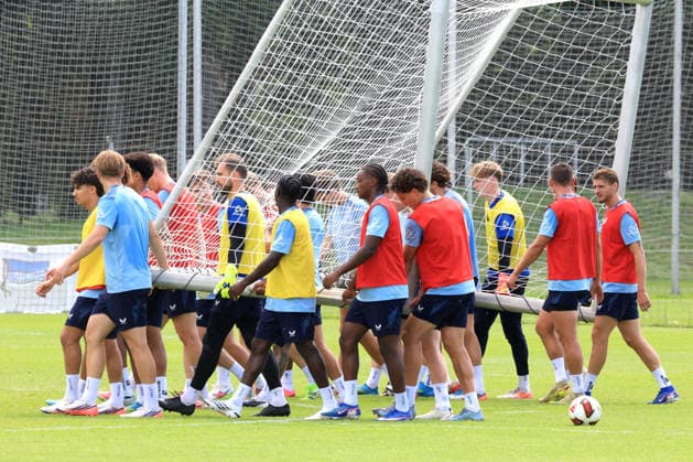 29.07.2026, DEU GER, Fussball , 2.Fussballbundesliga 2026 2027 (im Ligabetrieb zusätzlich: Spieltag, Saison 20xx 20xx), Berliner Olympiastadion, Hertha BSC, Training Hertha-Spielerkreis, Tortraeger 2. Liga: DFB DFL regulations prohibit any use of photographs as image sequences and or quasi-video) Nordphoto Berlin Sportforum Berlin Deutschland *** July 29, 2026, Germany, Soccer, 2026–2027 Bundesliga 2, additional matchday during the regular season, 20xx–20xx season, Berlin Olympic Stadium, Hertha BSC, Hertha player group training, goal scorers, 2nd Division, DFB and DFL regulations prohibit any use of photographs as image sequences and or quasi-video, Nordphoto Berlin, Sportforum Berlin, Germany Copyright: xNordphotox xEnglerx