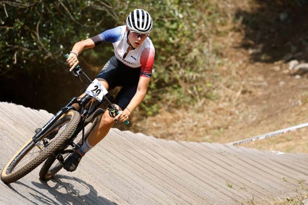 29.07.2026, Monteceneri, Monteceneri, 2026 UEC Mountain Bike European Championships: Cross Country Short Track Official Training, Line Burquier 29 (FRA, Women Elite) Monteceneri Monteceneri Ticino Switzerland *** July 29, 2026, Monteceneri, Monteceneri, 2026 UEC Mountain Bike European Championships Cross Country Short Track Official Training, Line Burquier 29 FRA, Women s Elite, Monteceneri, Monteceneri, Ticino, Switzerland Copyright: xJustPictures.ch FrancescoxMinghettix jp-en-FrMi-_NG_0163