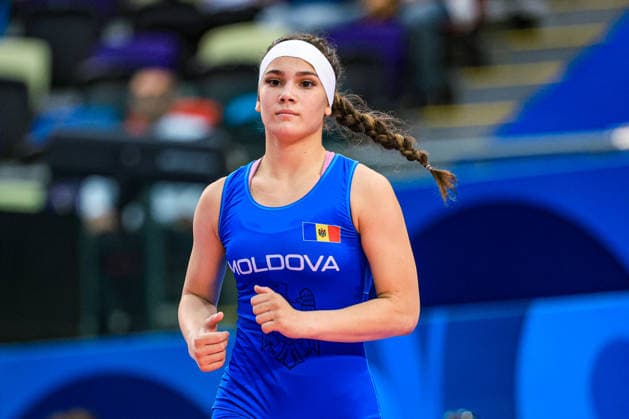 U17, U 17 Wrestling World Championships 57kg WW - Ana Rachiteanu (MDA) *** U17 Wrestling World Championships, 57 kg, WW: Ana Rachiteanu, MDA Copyright: xUnitedxWorldxWrestlingx xAmirrezx UWW-U17-WC-BAKU-2026