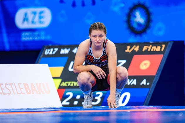 U17, U 17 Wrestling World Championships 57kg WW - Mia Kovac (CRO) *** U17 Wrestling World Championships, 57 kg, Open Weight: Mia Kovac (CRO) Copyright: xUnitedxWorldxWrestlingx xAmirrezx UWW-U17-WC-BAKU-2026