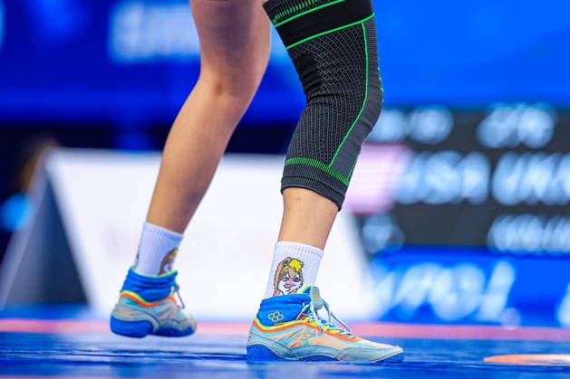 U17, U 17 Wrestling World Championships 65kg WW - Zaineb Nasri (TUN) , Rudis *** U17 Wrestling World Championships, 65 kg WW: Zaineb Nasri (TUN), Rudis Copyright: xUnitedxWorldxWrestlingx xAmirrezx UWW-U17-WC-BAKU-2026