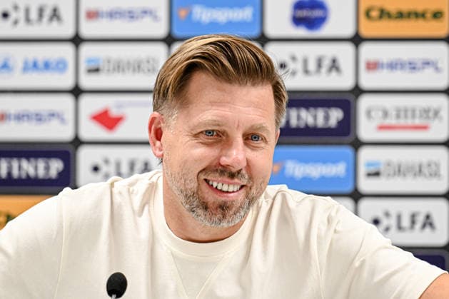 press conference, PK, Pressekonferenz held by FC Hradec Kralove ahead of the second leg of the Europa League second qualifying round between FC Hradec Kralove and Tromso IL, Hradec Kralove, July 29, 2026. Coach David Horejs. (CTKxPhoto DavidxTanecek) CTKPhotoP2026072904647  CTKPhotoP2026072904647