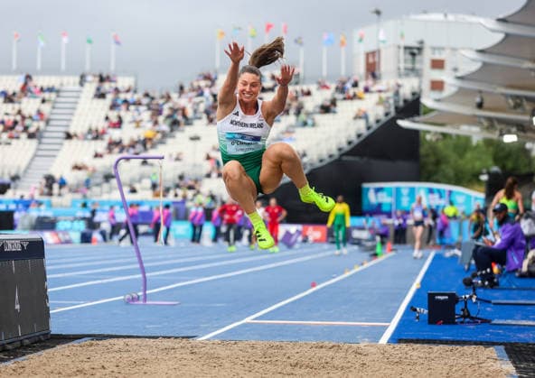 2026 Commonwealth Games, EDF Scotstoun Stadium, Glasgow, Scotland 29 7 2026 Modern Heptathlon Long Jump Northern Ireland™s Katherine O Connor Katherine O Connor 29 7 2026  Copyright: xx KateOconnor290726_002