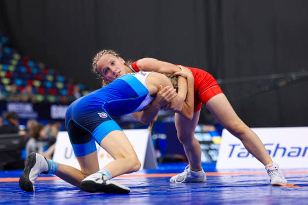 U17, U 17 Wrestling World Championships 43kg WW - Daria Maslennikova (RUS) df. Rusalina Andriana Portaru (MDA) *** U17 Wrestling World Championships, 43 kg Open Weight: Daria Maslennikova (RUS) defeated Rusalina Andriana Portaru (MDA)