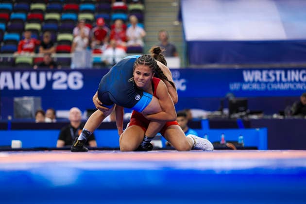 U17, U 17 Wrestling World Championships 49kg WW - Ayanat Meinambay (KAZ) df. Madina Bayramova (GER) *** U17 Wrestling World Championships, 49 kg WW: Ayanat Meinambay (KAZ) def. Madina Bayramova (GER)