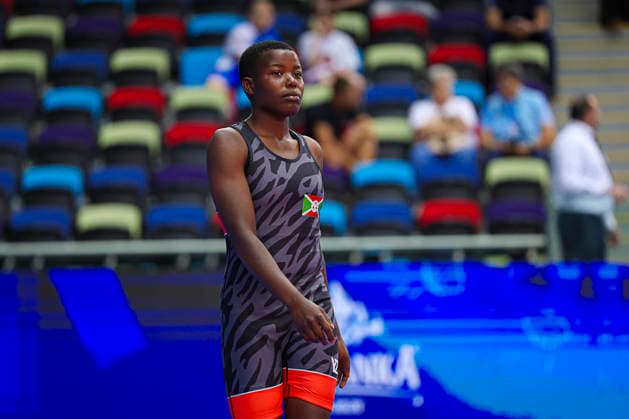 U17, U 17 Wrestling World Championships 57kg WW - Divine Nkunzimana (BDI) *** U17 Wrestling World Championships, 57 kg, WW: Divine Nkunzimana, BDI