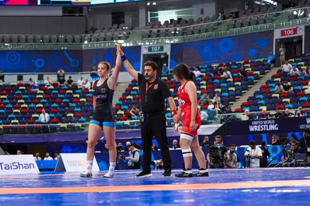 U17, U 17 Wrestling World Championships 73kg WW - Lyra Lederer (GER) df. Tsukasa Komada (JPN) *** U17 Wrestling World Championships, 73 kg WW: Lyra Lederer (GER) def. Tsukasa Komada (JPN)