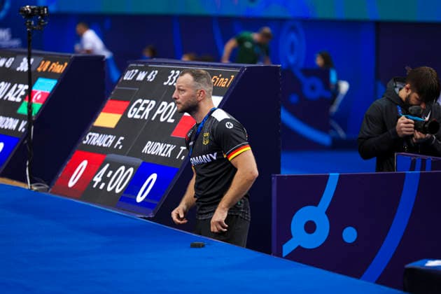 U17, U 17 Wrestling World Championships Coach of Germany Marc Wentzke *** Marc Wentzke, Coach of the German U17 Wrestling World Championships Team