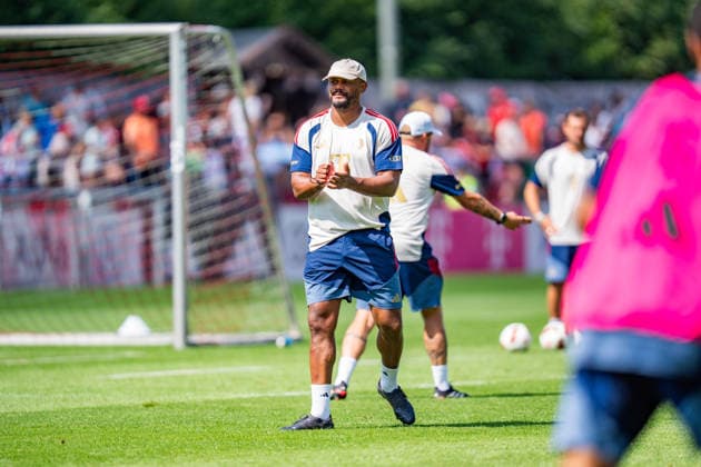 Trainingslager, FC Bayern München am 29.07.2026 in Rottach-Egern Vincent Kompany *** Training camp, FC Bayern Munich on July 29, 2026, in Rottach Egern, Vincent Kompany Copyright: xBahhoxKarax