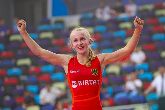 U17, U 17 Wrestling World Championships 43kg WW - Finja Viviane Strauch (GER) *** U17 Wrestling World Championships, 43 kg Open Weight: Finja Viviane Strauch (GER)