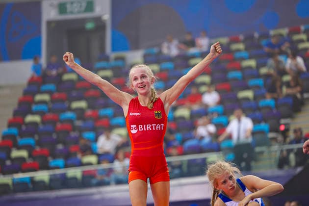 U17, U 17 Wrestling World Championships 43kg WW - Finja Viviane Strauch (GER) *** U17 Wrestling World Championships, 43 kg Open Weight: Finja Viviane Strauch (GER)