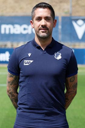 23.07.2026, xrekx, Fussball 1.Bundesliga, TSG 1899 Hoffenheim - Fototermin Saison 2026 27 v.l. Claudio Lanzilotta Koch (TSG Hoffenheim) (DFL DFB REGULATIONS PROHIBIT ANY USE OF PHOTOGRAPHS as IMAGE SEQUENCES and or QUASI-VIDEO) Sinsheim *** July 23, 2026, xrekx, Soccer, Bundesliga 1, TSG 1899 Hoffenheim Photo Session, 2026–27 Season, from left: Claudio Lanzilotta, Koch, TSG Hoffenheim. DFL and DFB regulations prohibit any use of photographs as image sequences and or quasi-video. Sinsheim