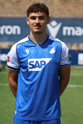 23.07.2026, xrekx, Fussball 1.Bundesliga, TSG 1899 Hoffenheim - Fototermin Saison 2026 27 v.l. Sean Dulic (TSG Hoffenheim) (DFL DFB REGULATIONS PROHIBIT ANY USE OF PHOTOGRAPHS as IMAGE SEQUENCES and or QUASI-VIDEO) Sinsheim *** July 23, 2026, xrekx, Soccer, Bundesliga 1, TSG 1899 Hoffenheim Photo Session, 2026–27 Season, from left: Sean Dulic, TSG Hoffenheim. DFL and DFB regulations prohibit any use of photographs as image sequences and or quasi-video. Sinsheim
