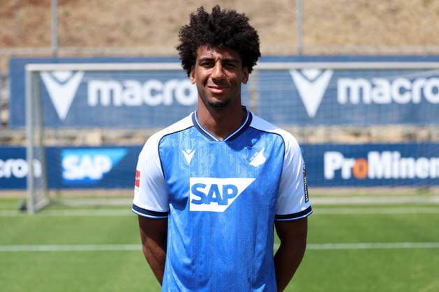 23.07.2026, xrekx, Fussball 1.Bundesliga, TSG 1899 Hoffenheim - Fototermin Saison 2026 27 v.l. Bernardo (TSG Hoffenheim) (DFL DFB REGULATIONS PROHIBIT ANY USE OF PHOTOGRAPHS as IMAGE SEQUENCES and or QUASI-VIDEO) Sinsheim *** July 23, 2026, xrekx, Soccer, Bundesliga 1, TSG 1899 Hoffenheim Photo Session, 2026–27 Season, from left: Bernardo, TSG Hoffenheim. DFL and DFB regulations prohibit any use of photographs as image sequences and or quasi-video. Sinsheim