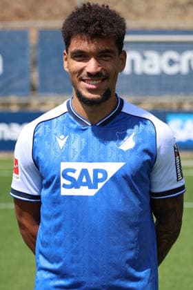 23.07.2026, xrekx, Fussball 1.Bundesliga, TSG 1899 Hoffenheim - Fototermin Saison 2026 27 v.l. Valentin Gendrey (TSG Hoffenheim) (DFL DFB REGULATIONS PROHIBIT ANY USE OF PHOTOGRAPHS as IMAGE SEQUENCES and or QUASI-VIDEO) Sinsheim *** July 23, 2026, xrekx, Soccer, Bundesliga 1, TSG 1899 Hoffenheim Photo Session, 2026–27 Season, from left: Valentin Gendrey, TSG Hoffenheim. DFL and DFB regulations prohibit any use of photographs as image sequences and or quasi-video. Sinsheim