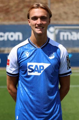 23.07.2026, xrekx, Fussball 1.Bundesliga, TSG 1899 Hoffenheim - Fototermin Saison 2026 27 v.l. Luis Engelns (TSG Hoffenheim) (DFL DFB REGULATIONS PROHIBIT ANY USE OF PHOTOGRAPHS as IMAGE SEQUENCES and or QUASI-VIDEO) Sinsheim *** July 23, 2026, xrekx, Soccer, Bundesliga 1, TSG 1899 Hoffenheim Photo Session, 2026–27 Season, from left: Luis Engeln, TSG Hoffenheim. DFL and DFB regulations prohibit any use of photographs as image sequences and or quasi-video. Sinsheim