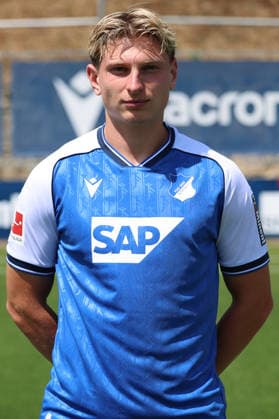 23.07.2026, xrekx, Fussball 1.Bundesliga, TSG 1899 Hoffenheim - Fototermin Saison 2026 27 v.l. Alessandro Voigt (TSG Hoffenheim) (DFL DFB REGULATIONS PROHIBIT ANY USE OF PHOTOGRAPHS as IMAGE SEQUENCES and or QUASI-VIDEO) Sinsheim *** July 23, 2026, xrekx, Soccer, Bundesliga 1, TSG 1899 Hoffenheim Photo Session, 2026–27 Season, from left: Alessandro Voigt, TSG Hoffenheim. DFL and DFB regulations prohibit any use of photographs as image sequences and or quasi-video. Sinsheim