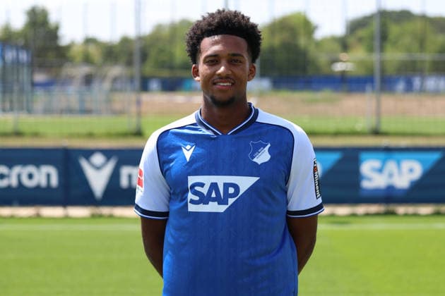 23.07.2026, xrekx, Fussball 1.Bundesliga, TSG 1899 Hoffenheim - Fototermin Saison 2026 27 v.l. Natnael Abraha (TSG Hoffenheim) (DFL DFB REGULATIONS PROHIBIT ANY USE OF PHOTOGRAPHS as IMAGE SEQUENCES and or QUASI-VIDEO) Sinsheim *** July 23, 2026, xrekx, Soccer, Bundesliga 1, TSG 1899 Hoffenheim Photo Op, 2026–27 Season, from left: Natnael Abraha, TSG Hoffenheim. DFL and DFB regulations prohibit any use of photographs as image sequences and or quasi-video. Sinsheim