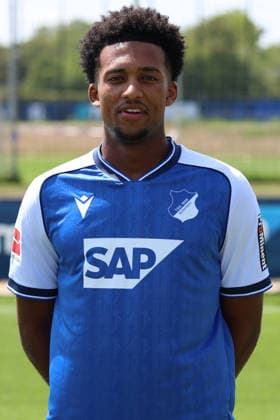 23.07.2026, xrekx, Fussball 1.Bundesliga, TSG 1899 Hoffenheim - Fototermin Saison 2026 27 v.l. Natnael Abraha (TSG Hoffenheim) (DFL DFB REGULATIONS PROHIBIT ANY USE OF PHOTOGRAPHS as IMAGE SEQUENCES and or QUASI-VIDEO) Sinsheim *** July 23, 2026, xrekx, Soccer, Bundesliga 1, TSG 1899 Hoffenheim Photo Op, 2026–27 Season, from left: Natnael Abraha, TSG Hoffenheim. DFL and DFB regulations prohibit any use of photographs as image sequences and or quasi-video. Sinsheim