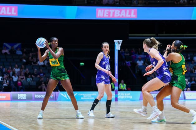 RECORD DATE NOT STATED 29th July 2026; Glasgow, Scotland; 2026 Commonwealth Games, Day Seven; Netball Preliminary Round B, Jamaica v Scotland, Latanya Wilson (JAM) RogerxEvans