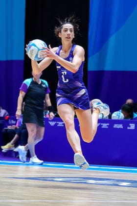 RECORD DATE NOT STATED 29th July 2026; Glasgow, Scotland; 2026 Commonwealth Games, Day Seven; Netball Preliminary Round B, Jamaica v Scotland, Hannah Leighton (SCO) RogerxEvans