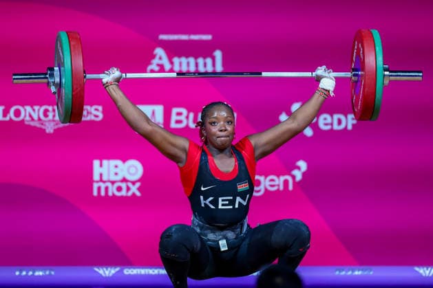RECORD DATE NOT STATED 29th July 2026; Glasgow, Scotland; 2026 Commonwealth Games, Day Seven; Womens 77kg Weightlifting, Rachel Achieng Enock (KEN) in the snatch RogerxEvans