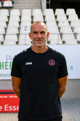 Jörg Mikoleit ( Athletiktrainer Rot-Weiss Essen ); Rot-Weiss Essen; 3.Liga, Porträttermin 2026 2027 *** Jörg Mikoleit, Athletic Trainer for Rot Weiss Essen; Rot Weiss Essen, 3rd Division; Profile Session 2026–2027