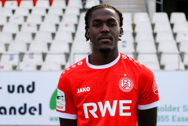 Franci Bouebari; Rot-Weiss Essen; 3.Liga, Porträttermin 2026 2027 *** Franci Bouebari, Rot-Weiss Essen, 3rd Division, Profile Interview 2026–2027