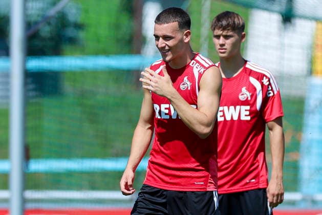 Said El Mala (1. FC Köln) lacht, Tag 6, Trainingslager 1. FC Köln, Koasastadion am 29. July 2026 in St. Johann in Tirol, Österreich. (Foto von Marco Steinbrenner DeFodi Images) Said El Mala (1. FC Köln) smiles, Tag 6, Trainingslager 1. FC Köln, Koasastadion, July 29, 2026 in St. Johann in Tirol, Austria. (Photo by Marco Steinbrenner DeFodi Images) - *** Said El Mala, 1. FC Köln Smiles, Day 6, 1. FC Köln Training Camp, Koasa Stadium on July 29, 2026, in St. Johann in Tirol, Austria. Photo by Marco Steinbrenner, DeFodi Images. Said El Mala of 1. FC Köln smiles, Day 6, 1. FC Köln training camp, Koasa Stadium, July 29, 2026, in St. Johann in Tirol, Austria. Photo by Marco Steinbrenner, DeFodi Images