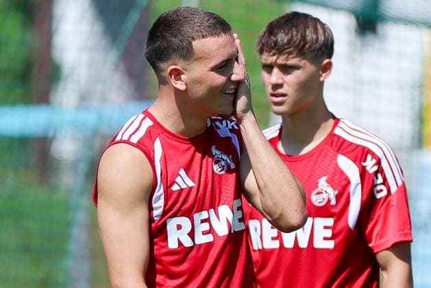 Said El Mala (1. FC Köln) lacht, Tag 6, Trainingslager 1. FC Köln, Koasastadion am 29. July 2026 in St. Johann in Tirol, Österreich. (Foto von Marco Steinbrenner DeFodi Images) Said El Mala (1. FC Köln) smiles, Tag 6, Trainingslager 1. FC Köln, Koasastadion, July 29, 2026 in St. Johann in Tirol, Austria. (Photo by Marco Steinbrenner DeFodi Images) - *** Said El Mala, 1 FC Köln Smiles, Day 6, 1 FC Köln Training Camp, Koasa Stadium on July 29, 2026, in St. Johann in Tirol, Austria. Photo by Marco Steinbrenner, DeFodi Images. Said El Mala of 1. FC Köln smiles, Day 6, 1. FC Köln training camp, Koasa Stadium, July 29, 2026, in St. Johann in Tirol, Austria. Photo by Marco Steinbrenner, DeFodi Images