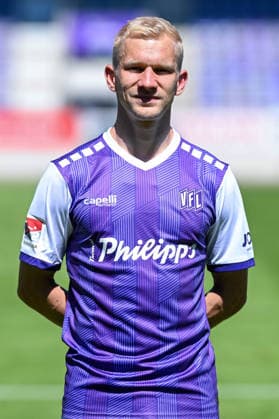 Porträttermin 2026 2027, VfL Osnabrück am 29.07.2026 an der Bremer Brücke in Osnabrück Bryan Henning (VfL Osnabrück) *** Portrait Session 2026–2027, VfL Osnabrück team photo on July 29, 2026, at the Bremer Brücke in Osnabrück Bryan Henning Osnabrück MT