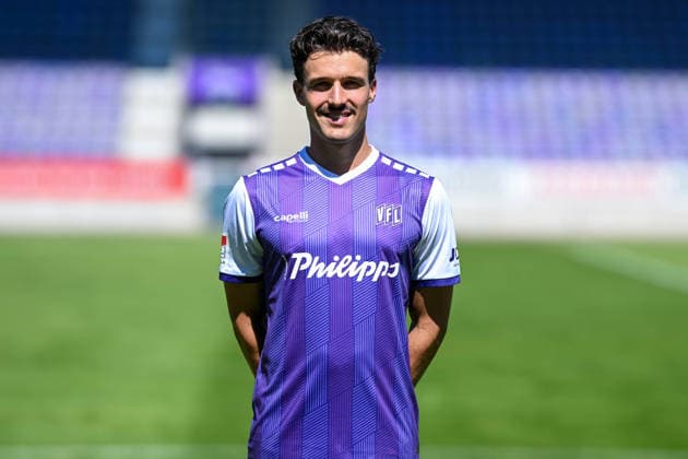 Porträttermin 2026 2027, VfL Osnabrück am 29.07.2026 an der Bremer Brücke in Osnabrück Münst Muenst Leonhard (VfL Osnabrück) *** Portrait Session 2026–2027, Team Photo at VfL Osnabrück on July 29, 2026, at the Bremer Brücke in Osnabrück; Münst, Muenst, Leonhard, Osnabrück MT