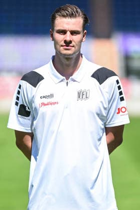 Porträttermin 2026 2027, VfL Osnabrück am 29.07.2026 an der Bremer Brücke in Osnabrück Athletiktrainer Tim Schütte (VfL Osnabrück) *** Portrait Session 2026–2027, team photo at VfL Osnabrück on July 29, 2026, at the Bremer Brücke in Osnabrück; Strength and Conditioning Coach Tim Schütte, Osnabrück MT