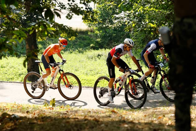 29.07.2026, Monteceneri, Monteceneri, 2026 UEC MTB European Championship, EM, Europameisterschaft XCC Qualifications Men Junior, Noa Filippi 7 (FRA), Andri Steinmann 19 (SUI) and Daan Bakelaar 3 (NED) Monteceneri Monteceneri Ticino Switzerland *** July 29, 2026, Monteceneri, Monteceneri, 2026 UEC MTB European Championship XCC Qualifications Men s Junior, Noa Filippi 7 FRA, Andri Steinmann 19 SUI, and Daan Bakelaar 3 NED, Monteceneri, Monteceneri, Ticino, Switzerland Copyright: xJustPictures.ch FrancescoxMinghettix jp-en-FrMi-_NG_0635