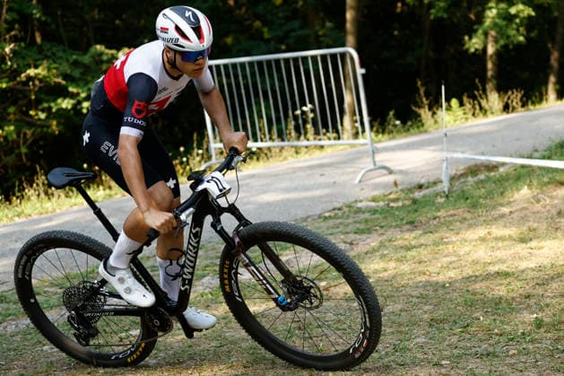 29.07.2026, Monteceneri, Monteceneri, 2026 UEC MTB European Championship, EM, Europameisterschaft XCC Qualifications Men Juniorr, Head 2, Marwan Barhoumi 21 (SUI) Monteceneri Monteceneri Ticino Switzerland *** July 29, 2026, Monteceneri, Monteceneri, 2026 UEC MTB European Championship XCC Qualifications Men s Junior, Head 2, Marwan Barhoumi 21 SUI Monteceneri Monteceneri Ticino Switzerland Copyright: xJustPictures.ch FrancescoxMinghettix jp-en-FrMi-_NG_0650