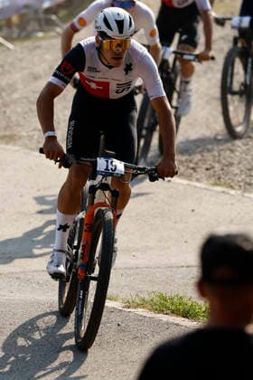 29.07.2026, Monteceneri, Monteceneri, 2026 UEC MTB European Championship, EM, Europameisterschaft XCC Qualifications Men Juniorr, Head 2, Andri Steinmann 19 (SUI) Monteceneri Monteceneri Ticino Switzerland *** July 29, 2026, Monteceneri, Monteceneri, 2026 UEC MTB European Championship XCC Qualifications Men s Junior, Head 2, Andri Steinmann 19 SUI Monteceneri Monteceneri Ticino Switzerland Copyright: xJustPictures.ch FrancescoxMinghettix jp-en-FrMi-_NG_0683