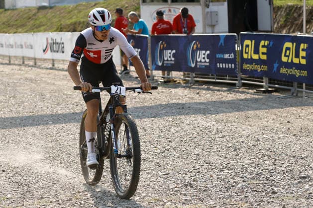 29.07.2026, Monteceneri, Monteceneri, 2026 UEC MTB European Championship, EM, Europameisterschaft XCC Qualifications Men Junior, Marwan Barhoumi 21 (SUI) Monteceneri Monteceneri Ticino Switzerland *** July 29, 2026, Monteceneri, Monteceneri, 2026 UEC MTB European Championship XCC Qualifications Men s Junior, Marwan Barhoumi 21 SUI Monteceneri Monteceneri Ticino Switzerland Copyright: xJustPictures.ch FrancescoxMinghettix jp-en-FrMi-_NG_0767